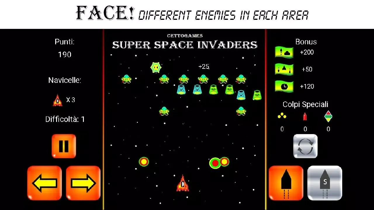 Space Invaders: Super Space Screenshots