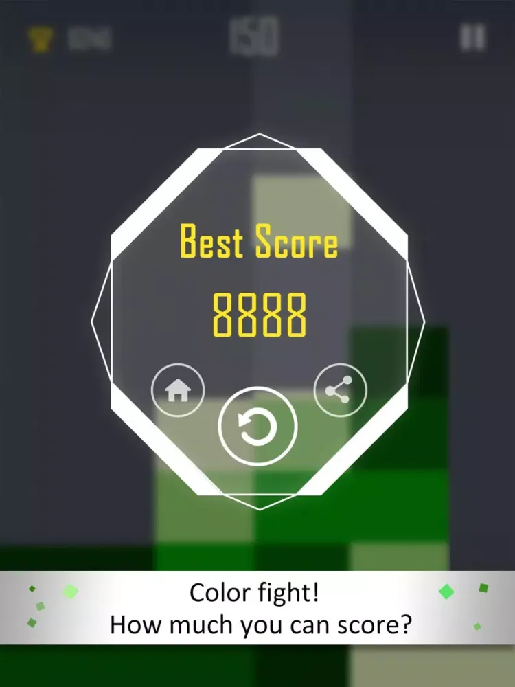 Color Drop - Virtual Geometry Shade Spotter Dash iPad 应用截图