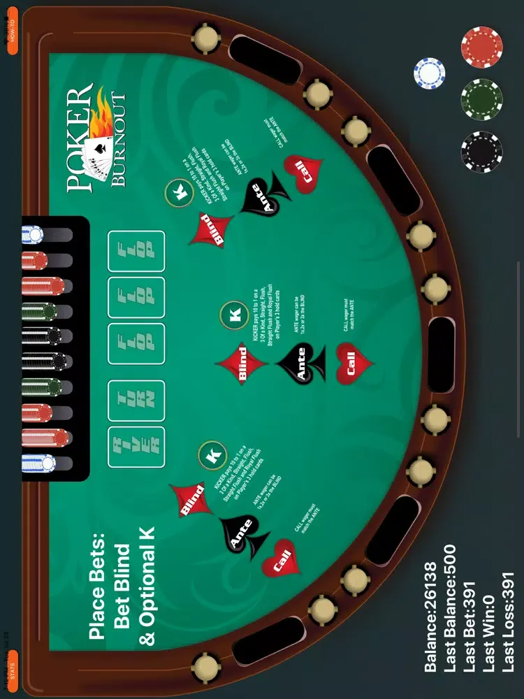 تصاویر Poker Burnout iPad 