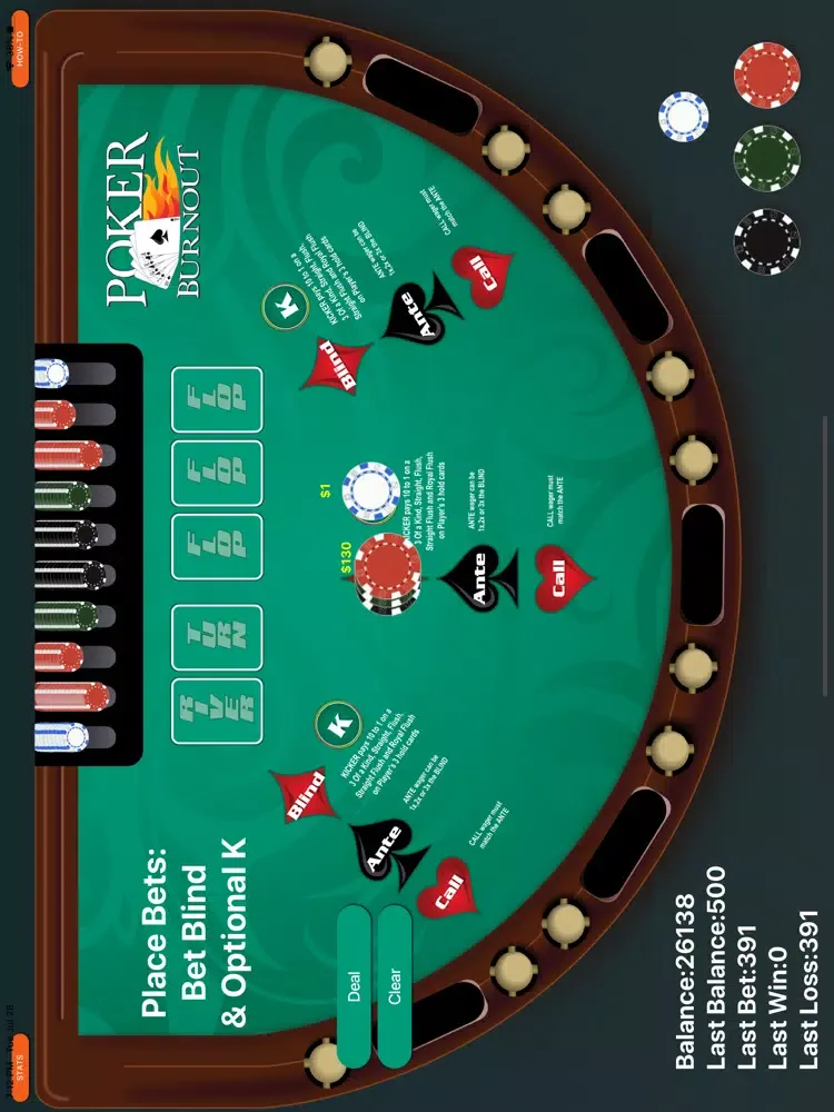 تصاویر Poker Burnout iPad 