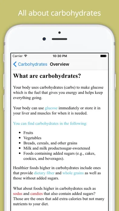 Healthy Nutrition Guide Screenshots