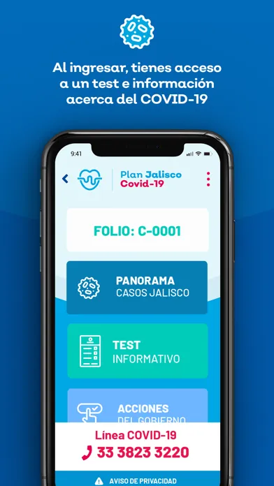 Plan Jalisco Covid-19 Screenshots
