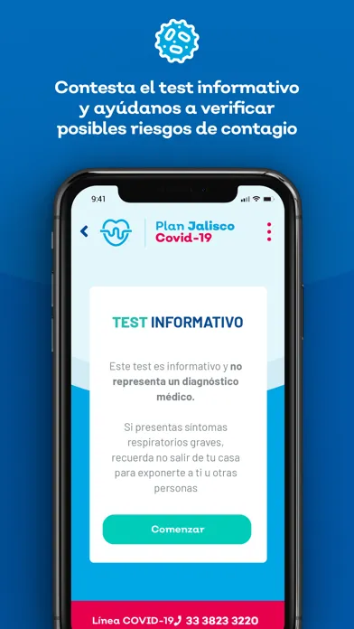 Plan Jalisco Covid-19 Screenshots