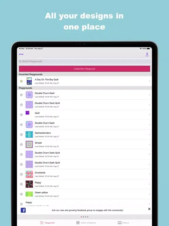 Скриншоты Quiltler 2 - Quilting App iPad 