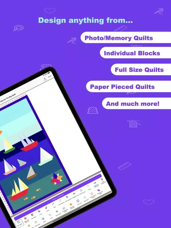 Скриншоты Quiltler 2 - Quilting App iPad 