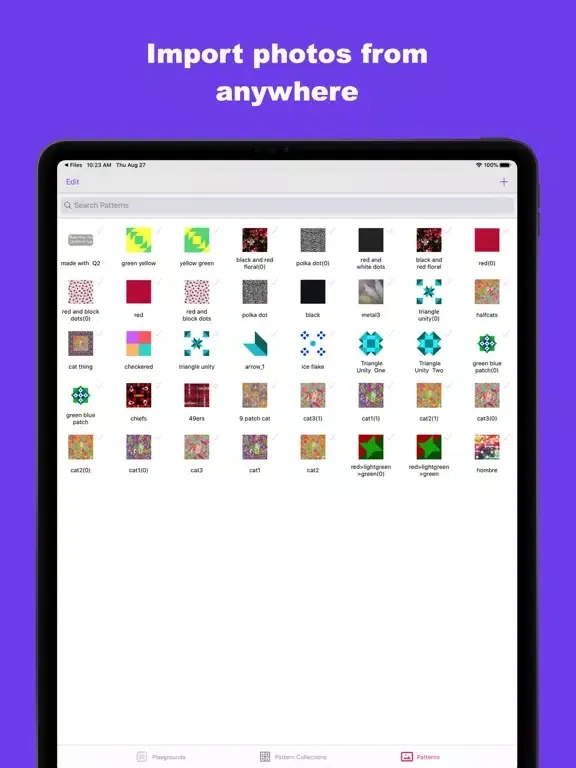 Скриншоты Quiltler 2 - Quilting App iPad 
