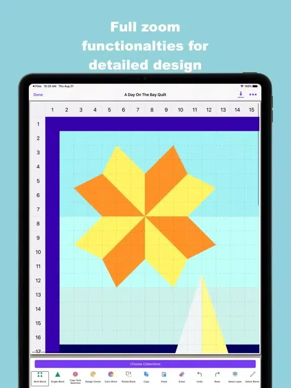 Скриншоты Quiltler 2 - Quilting App iPad 