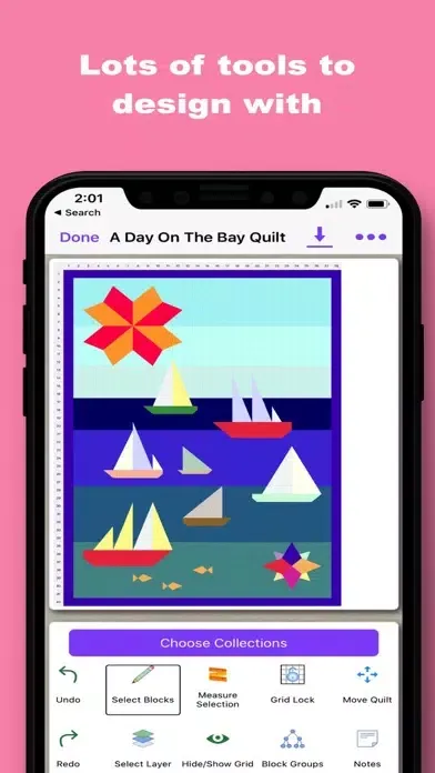 Скриншоты Quiltler 2 - Quilting App