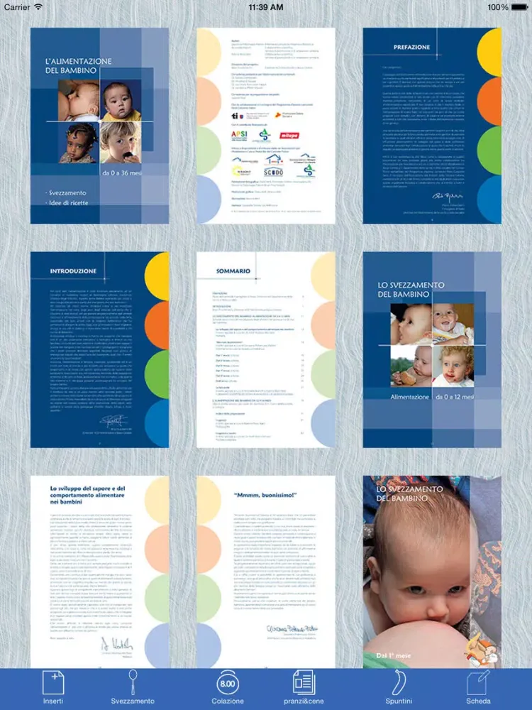 Capturas de pantalla de L’alimentazione del bambino 0-36 mesi iPad 