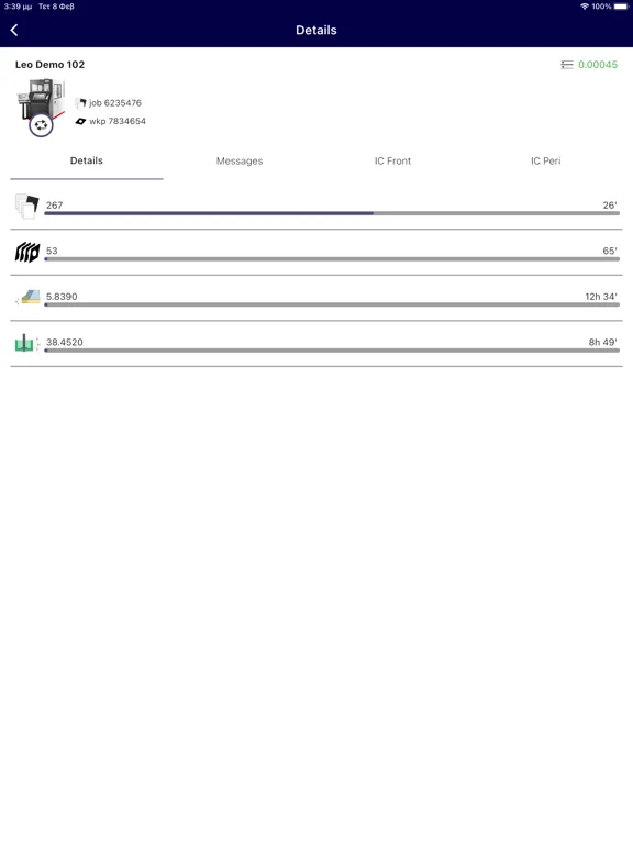 Zrzuty ekranu Agathon LiveStatus iPad 