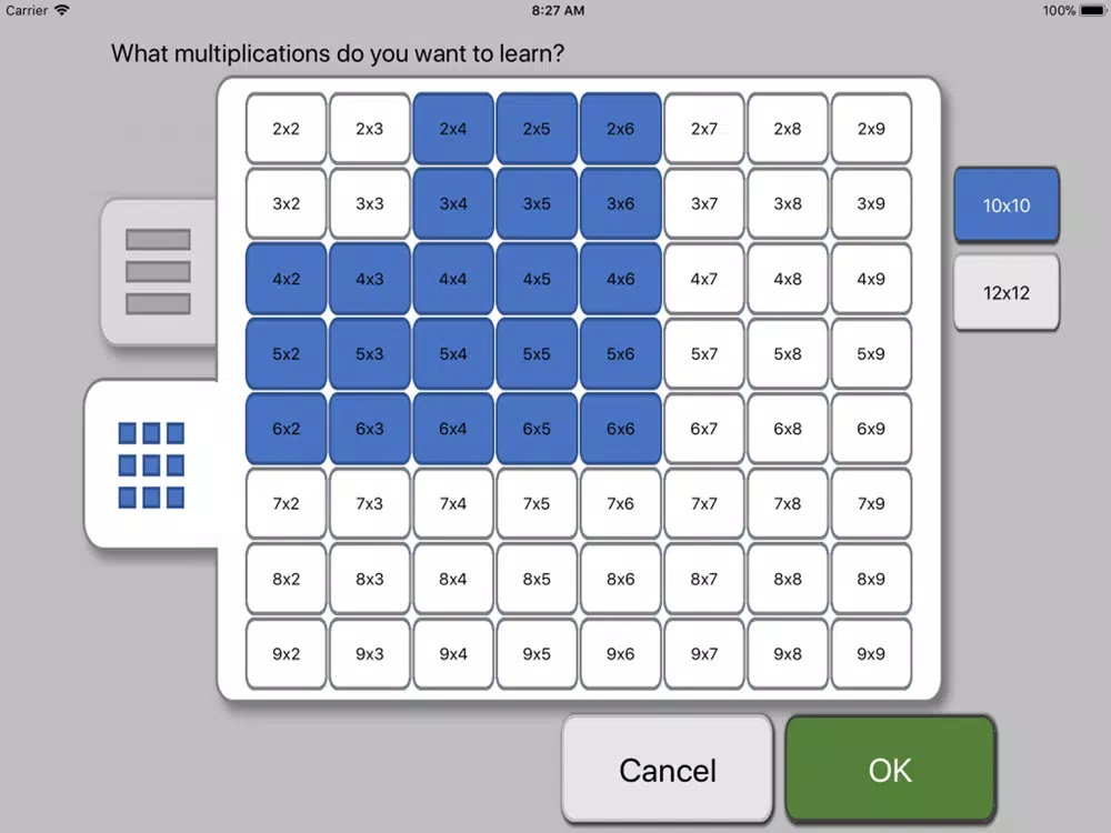 Super 1x1 Times Tables iPad  স্ক্রিনশট
