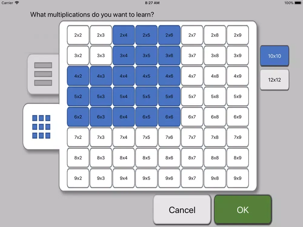Super 1x1 Times Tables iPad  スクリーンショット