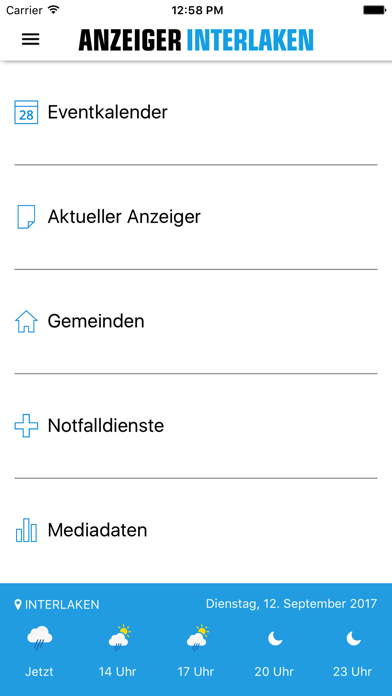 Anzeiger Interlaken Screenshots