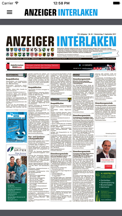 Anzeiger Interlaken Screenshots