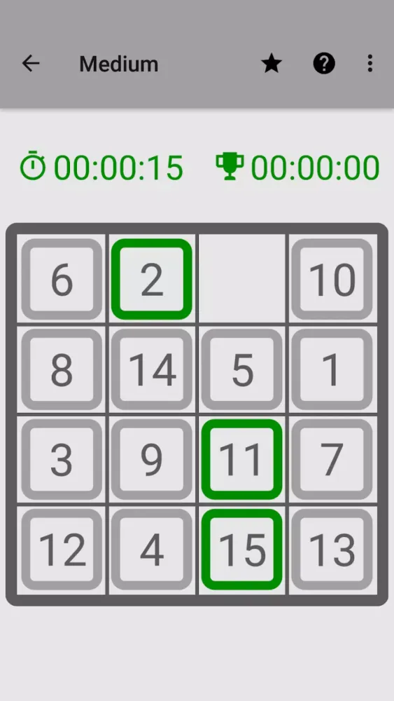 15 Puzzle: Sliding Puzzle Game Screenshots