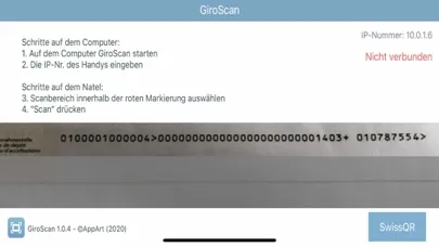 Tangkapan layar GiroScan