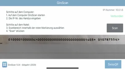 Tangkapan layar GiroScan