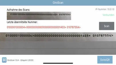 Tangkapan layar GiroScan
