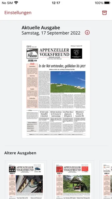 Appenzeller Volksfreund Screenshots