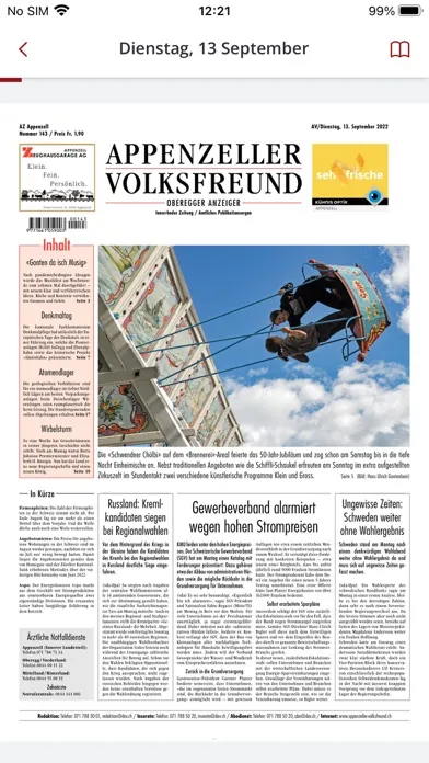 Appenzeller Volksfreund Screenshots