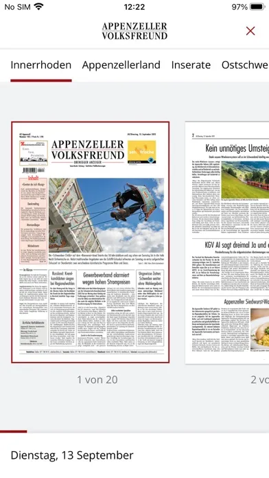 Appenzeller Volksfreund Screenshots