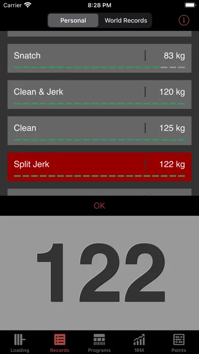Olympic Weightlifting App Ekran Görüntüleri