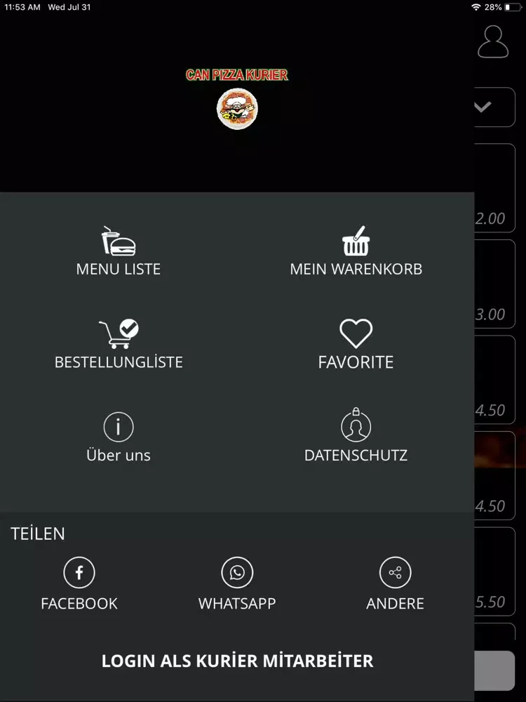 Скриншоты Can Pizza Kurier Städtli iPad 