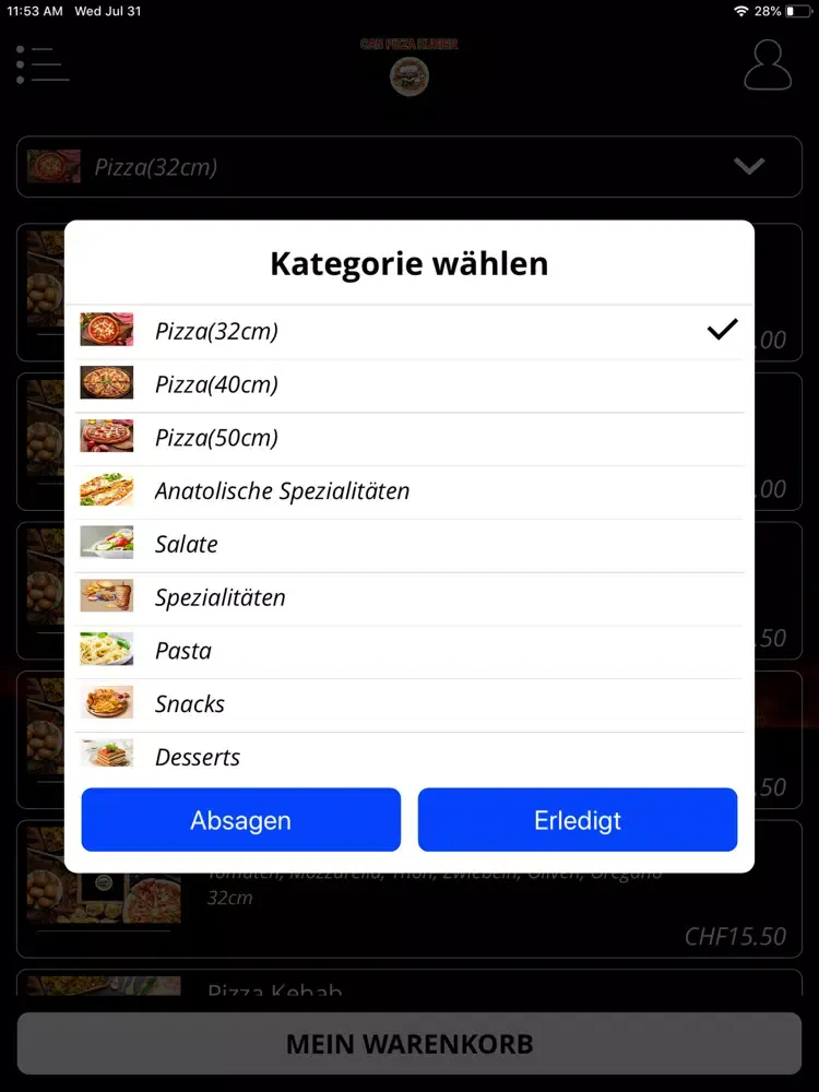Скриншоты Can Pizza Kurier Städtli iPad 