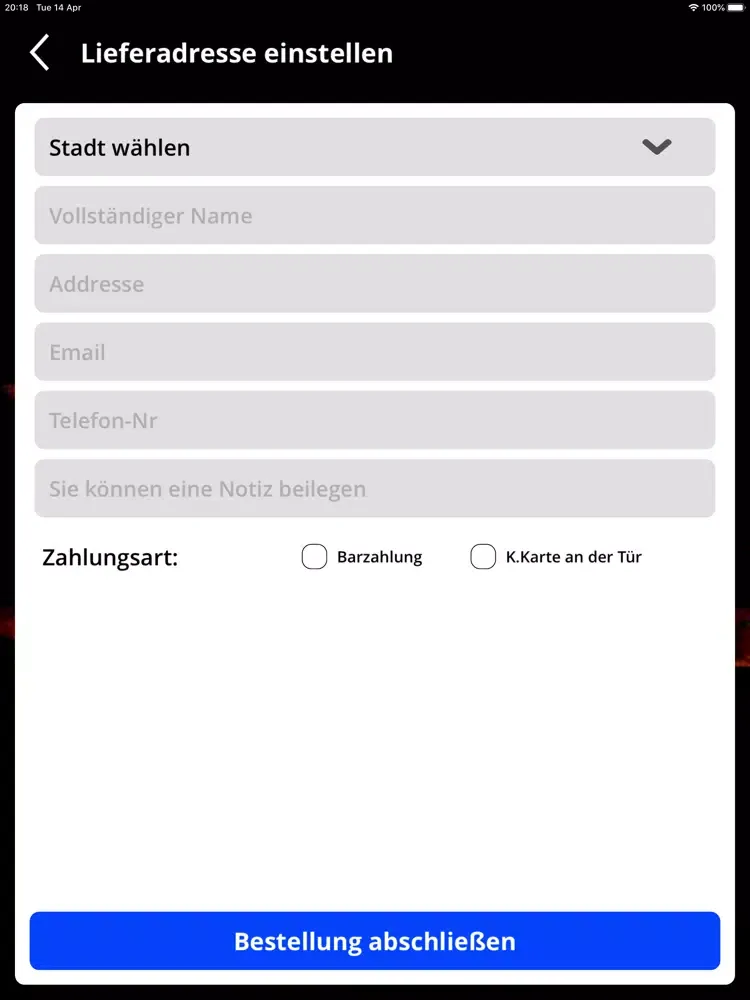Captures d'écran de Da Pepino Wetzikon iPad 