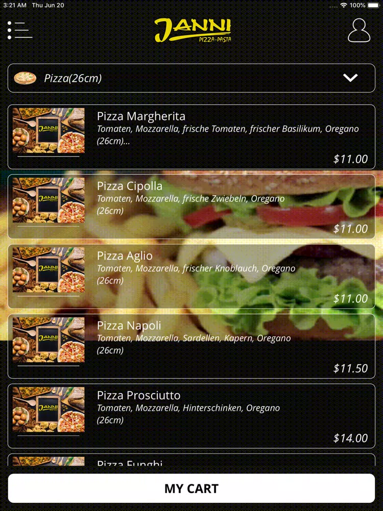تصاویر Janni Pizzakurier Wallisellen iPad 