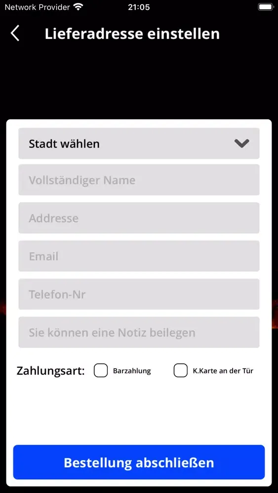 Zrzuty ekranu Konak Food Winterthur