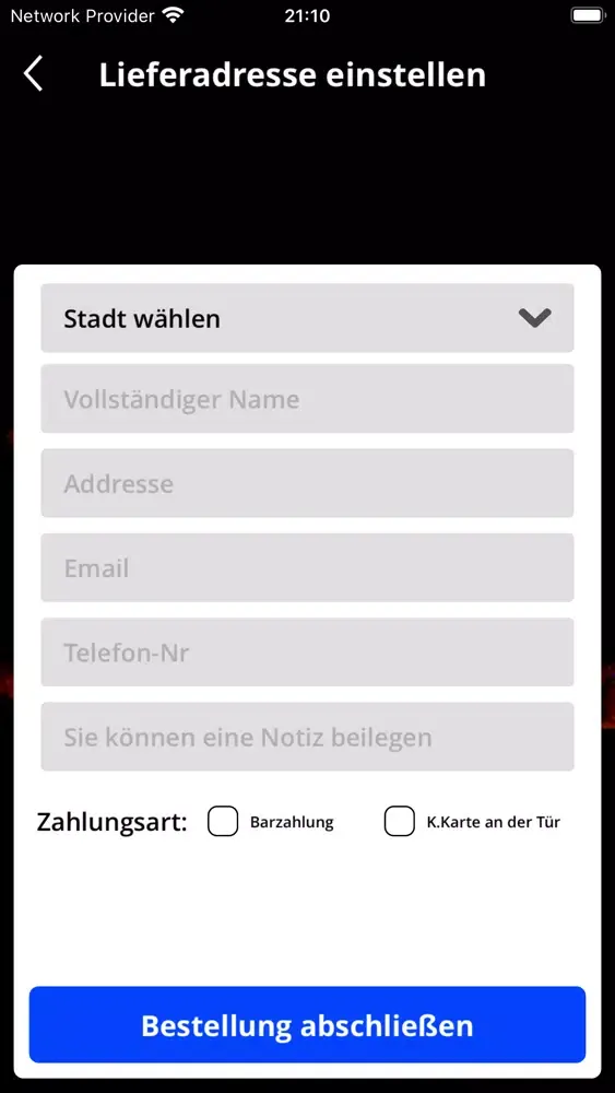 Capturas de tela do Kränzlin Pizzeria Emmen