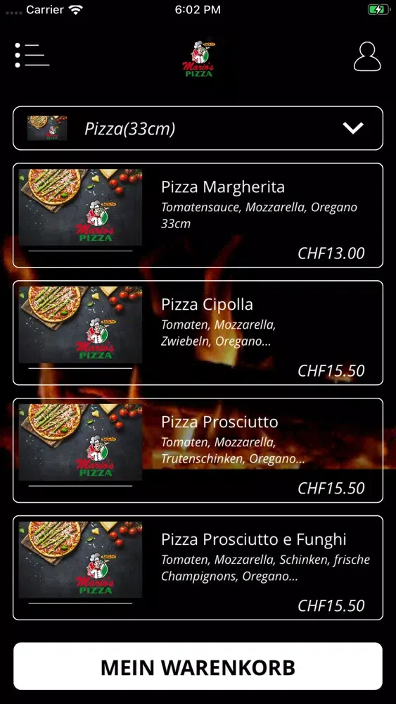Marios Pizza Kurier应用截图
