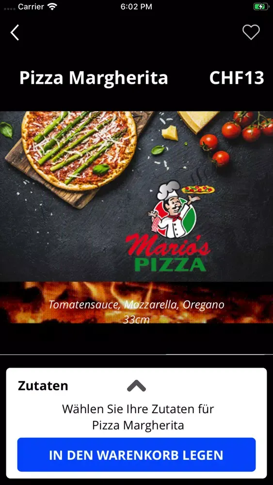 Marios Pizza Kurier应用截图