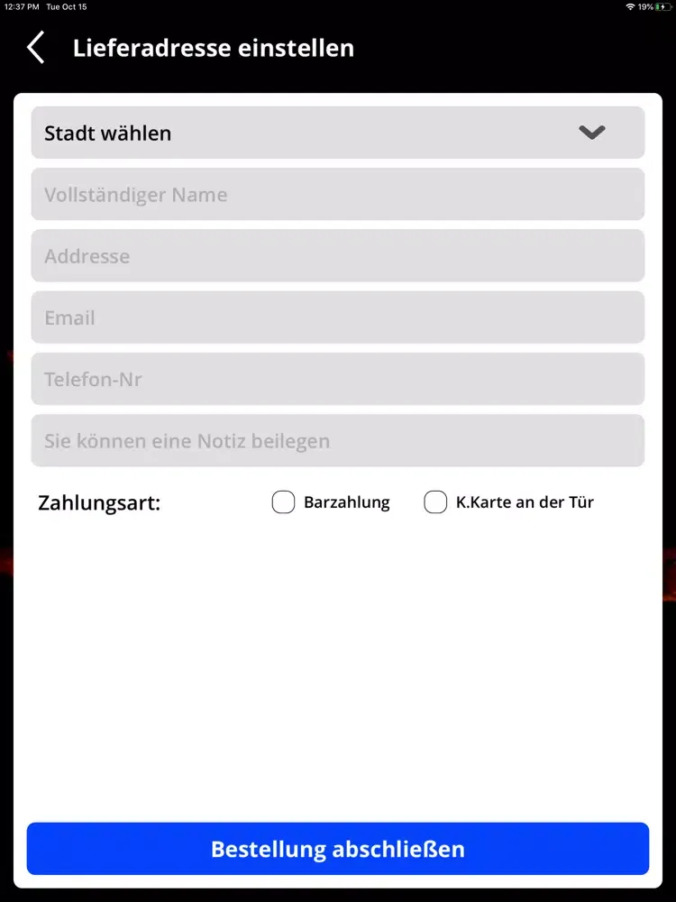 Maxi Pizza iPad  Screenshots