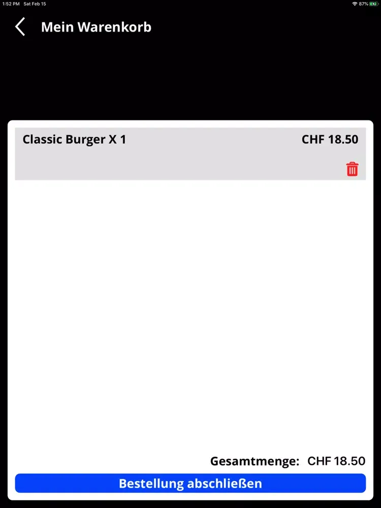 New York Burger St.Gallen iPad  سکرین شاٹس
