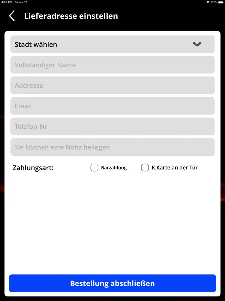 New York Burger St.Gallen iPad  سکرین شاٹس
