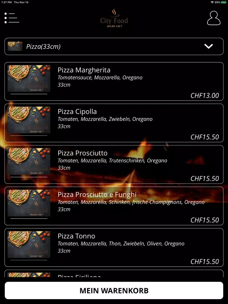 Zrzuty ekranu Pizza City Food iPad 