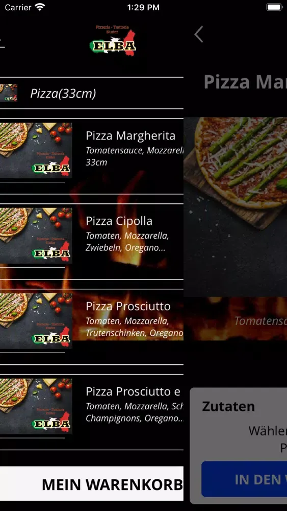 Pizza Kurier Trattoria Elba應用截圖