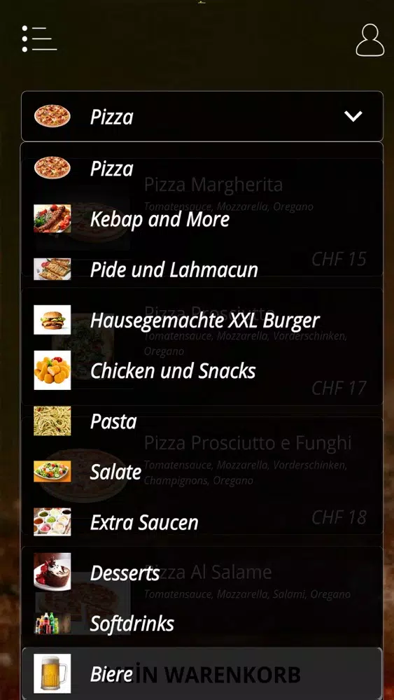 Tangkapan skrin Pizzeria Due Fratelli