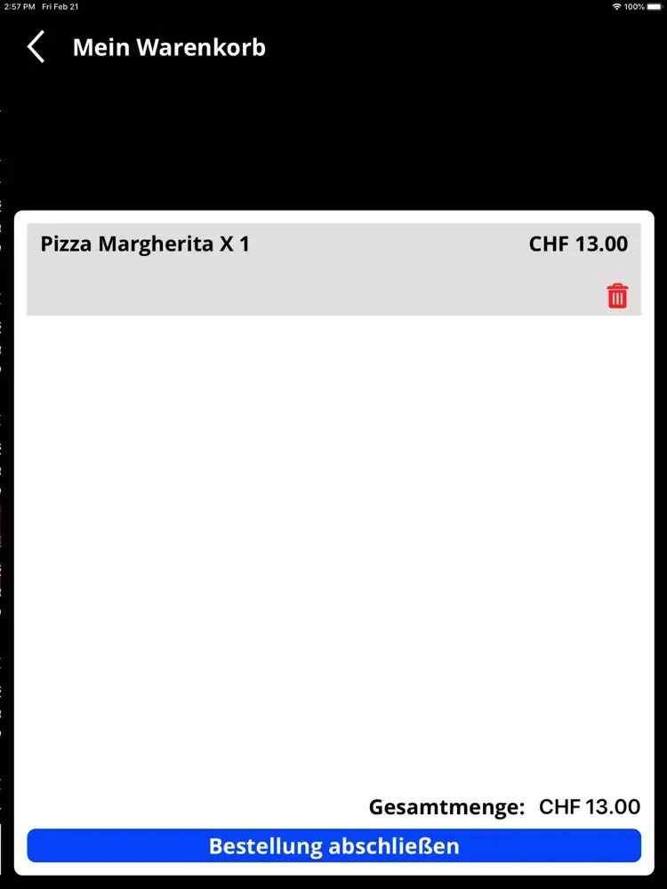 Wyland Pizza Kurier iPad 應用截圖