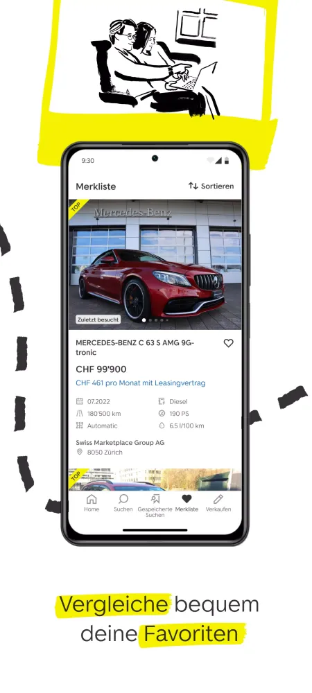 AutoScout24 Switzerland Screenshots