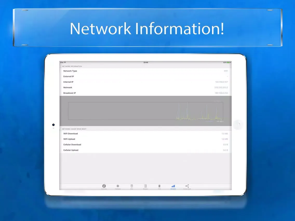 Tangkapan layar System Info - Device information iPad 