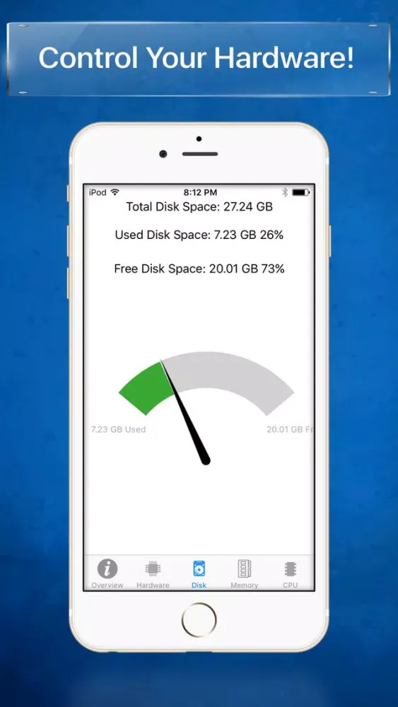 Tangkapan layar System Info - Device information