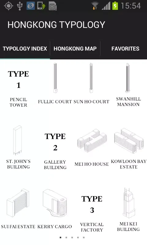 Hong Kong Typology Screenshots
