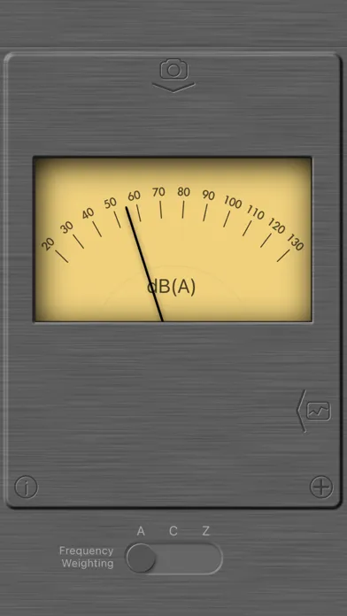 Tangkapan layar Decibels: dB Sound Level Meter