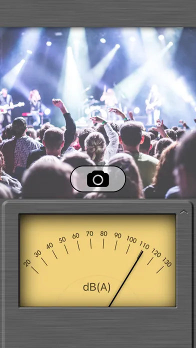 Tangkapan layar Decibels: dB Sound Level Meter