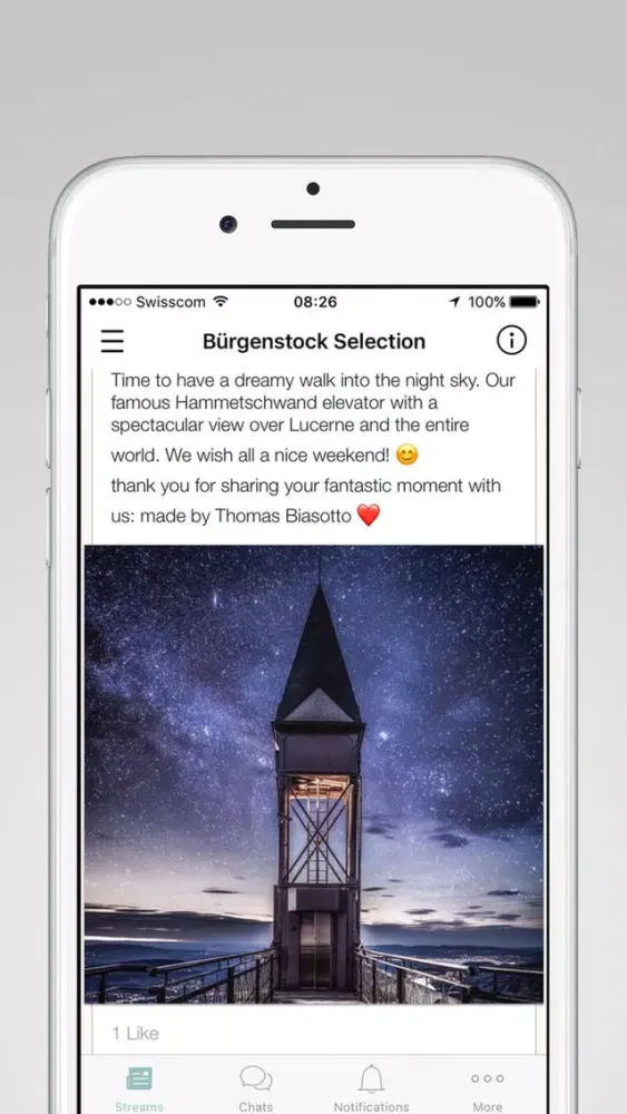Tangkapan layar B Connected - Employee App