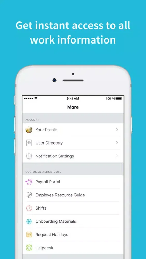 Capturas de tela do Konsulenten – Employee App