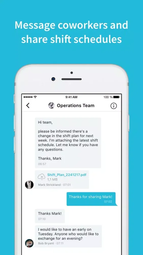Capturas de tela do Konsulenten – Employee App